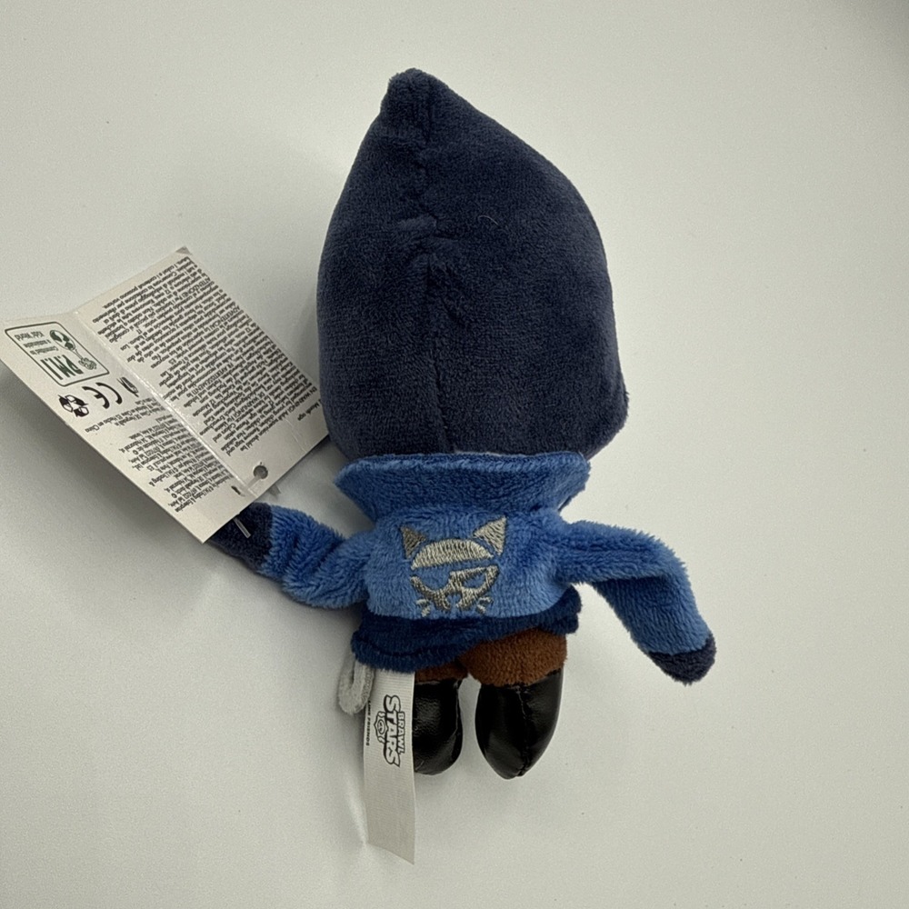 Brawl Stars Line Friends Crow Clip On Plush Key Chain 5 inch Supercell - Picture 6 of 9